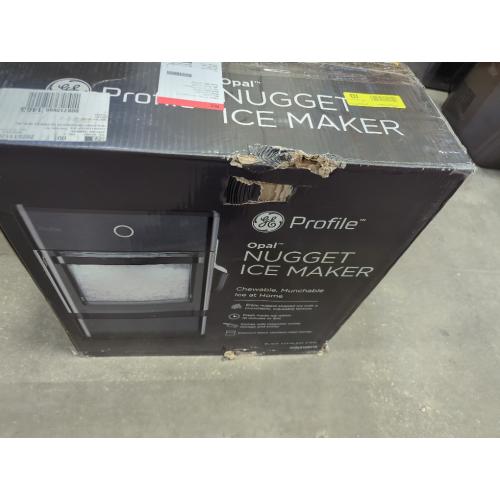 GE Profile - Opal Nugget Ice Maker with Rapid Ice Production - Black Stainless Steel