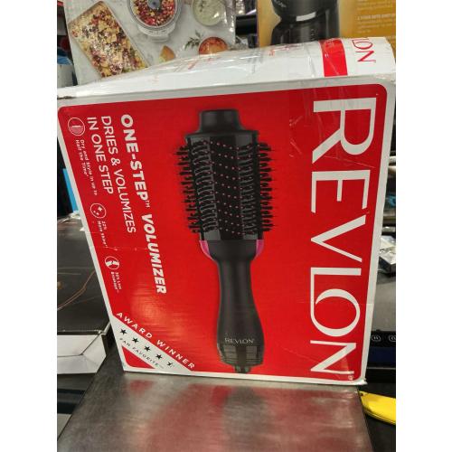 REVLON One-Step Volumizer Hair Dryer and Styler | Less Frizz, More Shine, and Less Heat Damage for Fast and Easy Salon-Style Blowouts, for All Hair Types and Lengths (Black)