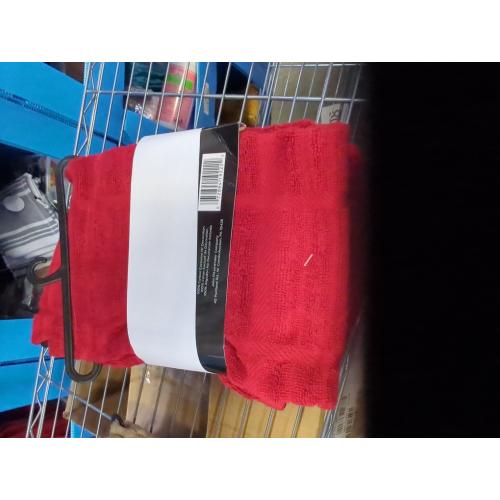 All-Clad Solid Kitchen Towel: Highly Absorbent, Super Soft Long Lasting - 100% Cotton, 17x30 Tea Towel for Cleaning & Drying Dishes, Pans, Glassware, or Countertops, (6-Pack), Chili