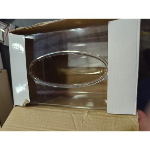 Dryer Sheet Holder, Clear Dryer Sheet Container, Dryer Sheet Dispenser Box for Laundry Room, Plastic Rectangular Tissue Box Holder Organization