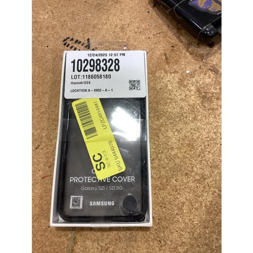 Samsung Clear Protective Cover EF-GG991 - Back cover for cell phone - black - for Galaxy S21 5G