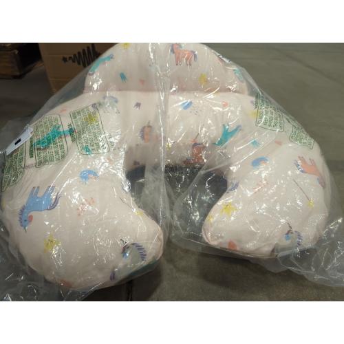 Nursing Pillow, Breastfeeding Pillows, with Removable Pillow Cover, Ergonomic Nursing Essentials for Bottle Feeding, Machine Washable, Pink