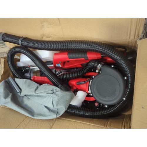 Untested...Drywall Sander with Vacuum Dust Collector, 8-Amp Popcorn Ceiling Removal Tool with 7 Variable Speed 800-1800RPM, Extendable Handle, LED Light, 12pcs Sanding Discs,Dark Red