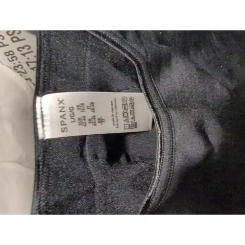 Size Large SHAPERX Shapewear for Women Tummy Control Open Bust Thigh Slimmer Body Shaper