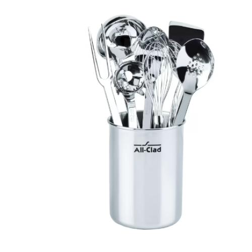 All-Clad Stainless Steel Kitchen Utensil Set, 8 pcs
