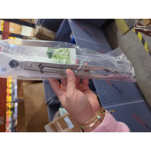 2 Pack KitchenAid Silver Stainless Steel Utility Tongs