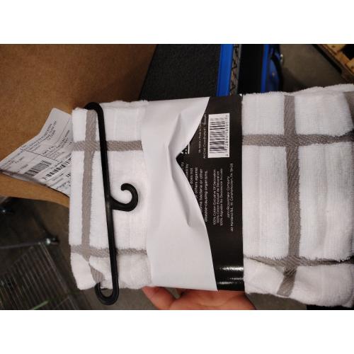 All-Clad Checked Kitchen Towel: Highly Absorbent, Super Soft Long Lasting - 100% Cotton, 17x30 Tea Towel for Cleaning & Drying Dishes, Pans, Glassware, or Countertops, (6-Pack), Titanium Gray