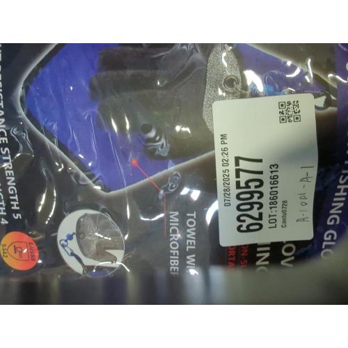 Professional Fishing Gloves,Catch Fish Gloves with Magnet Hooks, Anti-Slip Fishing Gloves Protects Hand (Black)