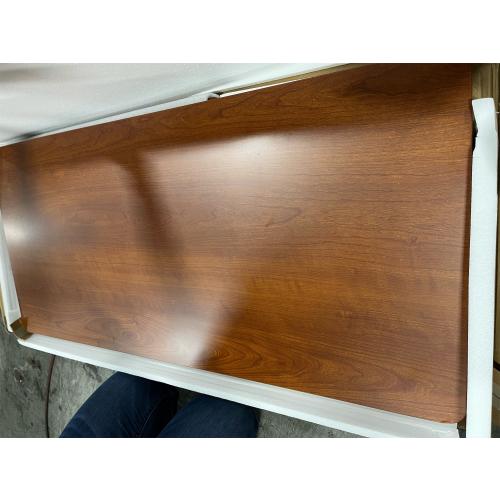 IOTXY Simple Wooden Writing Desk - Modern Minimalist Style PC Laptop Computer Workbench with Solid Wood Legs, 47 W Home Office Work Table for TV Stand Music Video Live Broadcast Workstation, Oak