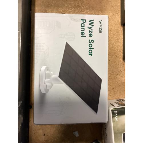 Wyze Camera Solar Panel Compatible with Wyze Cam Outdoor v1/v2 and Battery Cam Pro, 6W 5v, IP65 Waterproof