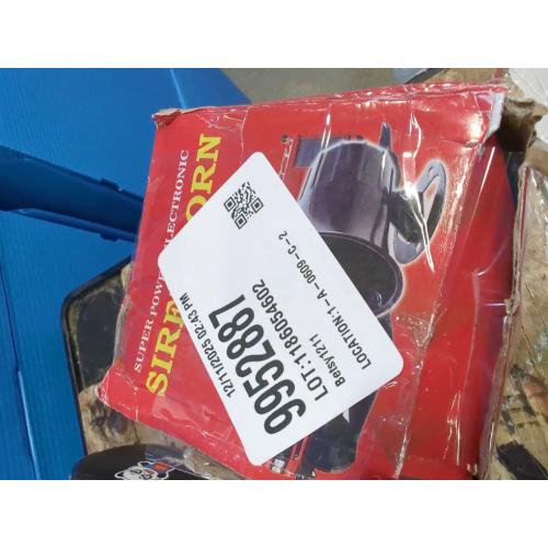 Wired Alarm Siren Horn 15W DC 6 to 12V Security Siren with Bracket for Home Security Alarm System