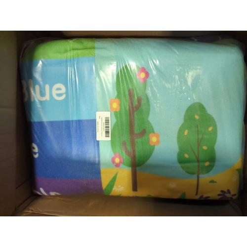 HOMORE Kids Rug, 9x12 Large Educational Rugs for Classroom Kids Collection ABC Rug for Learning Alphabet, Numbers, Colors, Season and Animal Words, Play Rugs for Playroom