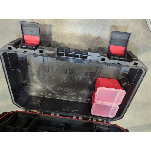 CRAFTSMAN TRADESTACK System Tool Box, Water Resistant Tool Storage, with 6 Small Parts Containers, 21 Inch (CMST21415)