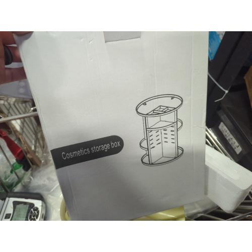 Rotating Makeup Organizer, Adjustable Vanity Organizer, Large Capacity Cosmetic Display Case for Spinning, Storage Carousel for Bathroom and Vanity Countertop, Clear