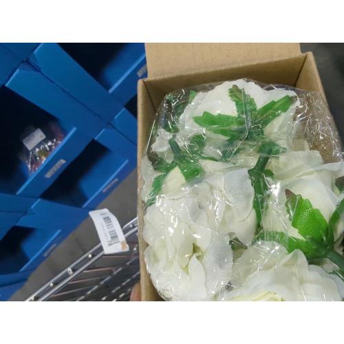 100 Pcs Mini White Roses Artificial Flowers Bulk, 1.9 Small Silk Fake Roses Flower Heads for Decoration, Wedding Centerpieces Bridal Shower Party Home Decor,DIY Crafts (Ivory White)