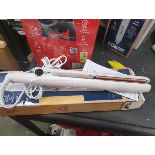 Color rose gold Conair Double Ceramic Rose Gold 1 Flat Iron