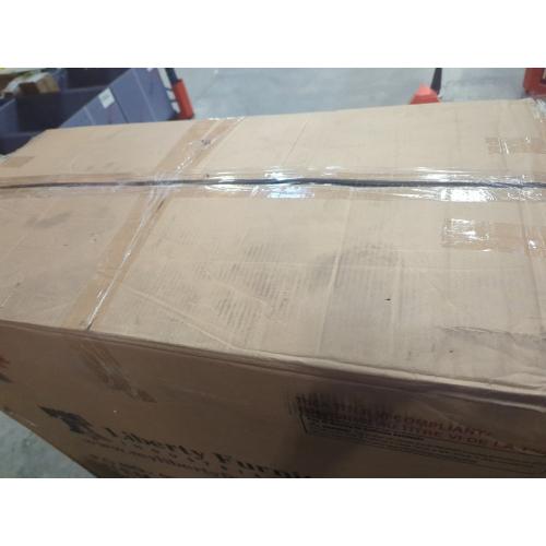 Size 38x18x53 Color brown 5 drawer chest dresser Grandpa cabin dresser