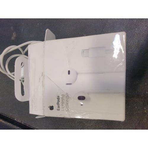 Apple EarPods Headphones with Lightning Connector, Wired Ear Buds for iPhone with Built-in Remote to Control Music, Phone Calls, and Volume