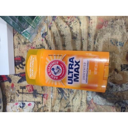 ARM & HAMMER ULTRAMAX Anti-Perspirant Deodorant Invisible Solid Unscented 2.60 oz (Pack of 4)