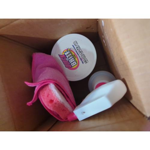 Quick 'n Brite All Purpose Cleaning Paste – Miracle Cleaner for Tough Stains, Biodegradable, Non-Toxic, Pet-Safe, Multi-Surface Stain Remover, Made in USA, 32 Oz Kit