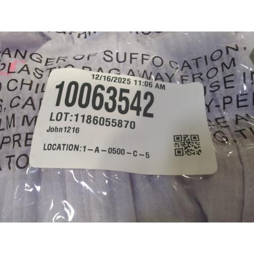 Size Small Color lavender Easel Women's Charli Shirt, flower embroidery