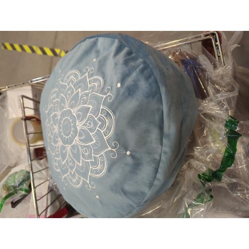 Yes4All Meditation Cushion, Floor Pillow Foam Zafu Buckwheat, Mandala Pattern Yoga Meditation Bolster Pillows, Floor Cushions