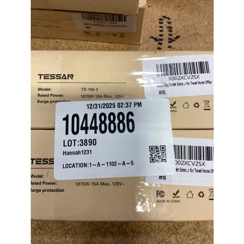 2 pack Multi Plug Outlet Extender, TESSAN Surge Protector Wall Plug Splitter with 5 Electrical Outlet Expander, Multiple Plug Adapter for Travel Home Office