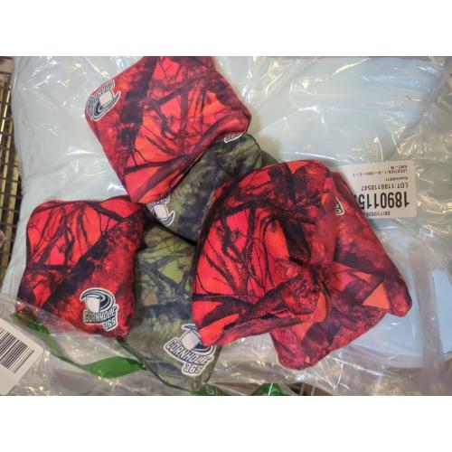 ‼️ONLY 6 ‼️Cornhole365 Stick & Slide Professional Cornhole Bags - Set of 8 | 6 x 6 Premium Plastic Resin-Filled - Heavy-Duty Polyester Fabric w/ Dye Sublimation Print - All-Weather - Regulation Size
