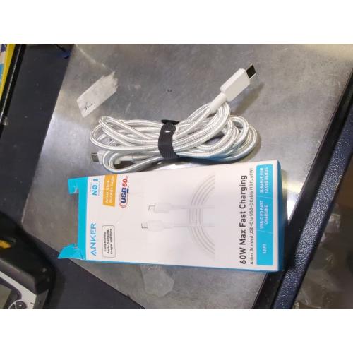 Anker USB C to Lightning Cable(10FT,White), MFi Certified for iPhone 14 Series, and More(Charger Not Included)