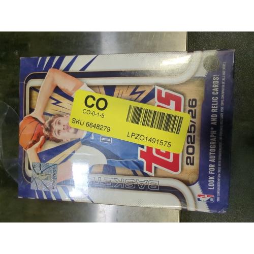 2025-2026 Topps NBA Basketball Trading Card Hanger Box 59 Total Cards