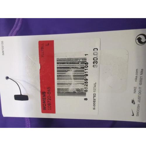 Purple Size L Nike Performance Womens 3.75 Game Shorts Purple, Large