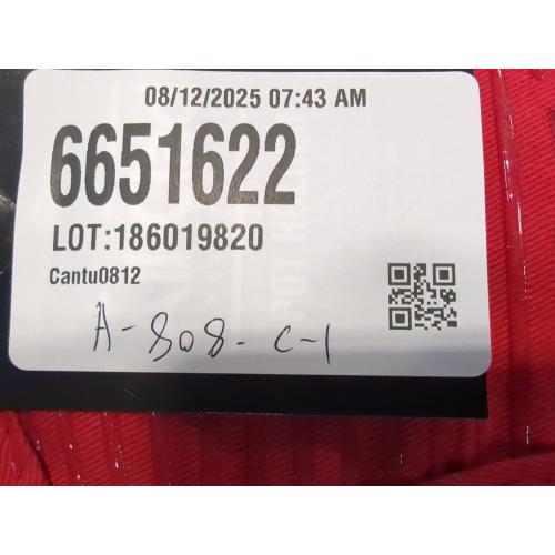 All-Clad Textiles Deluxe Heat and Stain Resistant Pot Holder. Silicone Treated Heavyweight 100-Percent Cotton Twill Hot Pad, Machine Washable, 6-inches by 10-inches, Chili Red