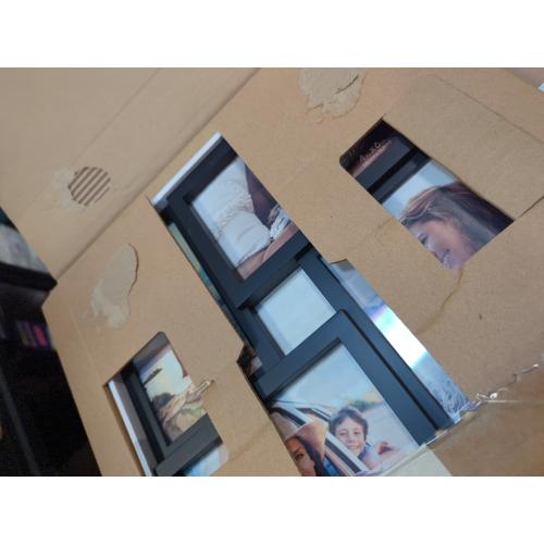 Malden 4x6 Square Black 4-Opening Collage Frame