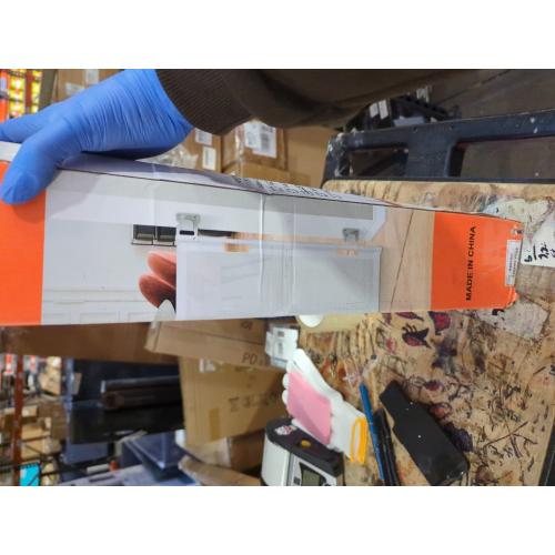 Retractable Baby Gate Perma Child Safety 33 Tall x 55” Wide, Mesh, for Stairs, Doorways, Dogs, Pets, Indoor, Outdoor, One-Handed Operation, Locking, Easy Install, Hardware Mount, White