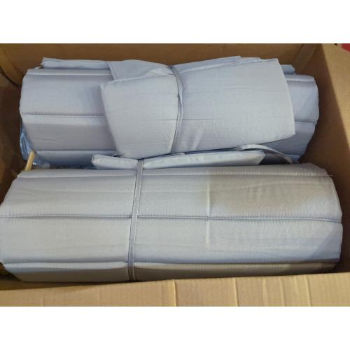 Crestlive Products Chaise Lounge Cushion Outdoor Set of 2, Waterproof Foldable Pool Lounge Chair Cushions with Straps, Lounger Cushions for Outdoor Furniture, Patio, 71''Lx21''W (Light Gray)