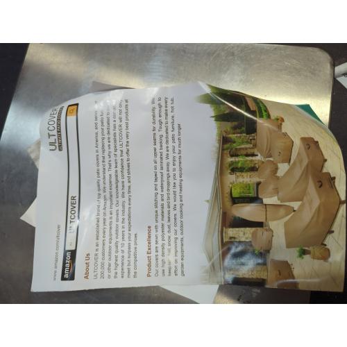 ULTCOVER Waterproof Patio Adirondack Chair Cover 2 Pack for Outdoor Chair Size Upto 32W x 35D x 36H inch