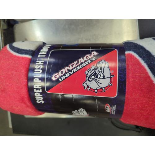 Super Plush Throw Gonzaga University 46 x 60