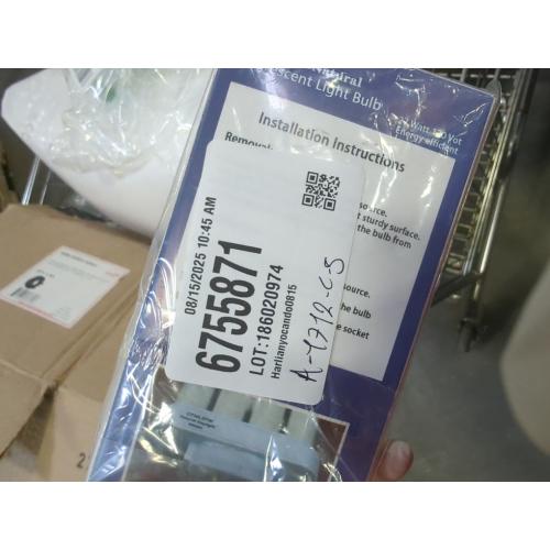 CFML27VLX Full Spectrum Fluorescent Bulb, 6500K Natural Daylight Replacement for Verilux 27W Desk & Floor Lamps Light,GX10Q-4 4 Pin Base in a Square