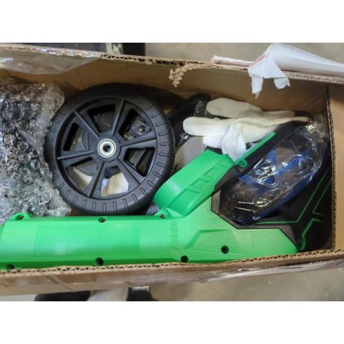 Weed Wacker Battery Powered, Electric Cordless Weed Trimmer with 21V Battery Operated & Charger & 25 Blades, No-String Brush Cutter/Lawn Edger/Grass Trimmer for Garden Yard