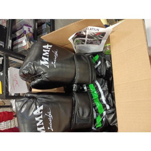 Toy Boxing gloves and bag