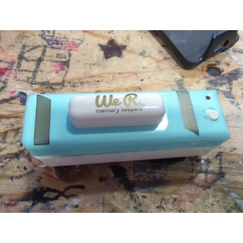 We R Memory Keepers, Heated Ribbon Cutter and Sealer, Battery Powered, Automatic Ribbon Cutter Machine for Flowers, Gifts, Packages and More