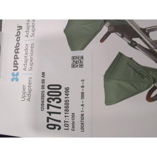 UPPAbaby Upper Adapter for Vista, Vista V2, and Vista V3 Strollers/ Compatible with Bassinet, Toddler Seat, Aria, Mesa V2, or Mesa Max Infant Car Seats / Quick   Secure Attachment / 1 Set