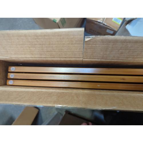 Dog Gate 32 Tall Foldable Dog Gate for Doorways Freestanding Pet Gate for Dogs Indoor (Walnut, 3 Panel)