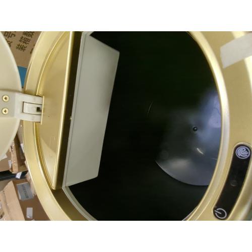 Automatic Motion Sensor Bathroom Trash Can with Lid, 2.8 Gallon Touchless Trash Garbage Bin Small Mini Trash Cans Trashcan -White