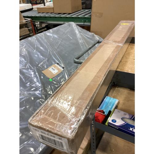 EaseLife 36 Bifold Sliding Barn Door Hardware Track Kit for 2 Closet Door,Top Mount Roller,Slide Smoothly Quietly,Easy Install,Black,Fit for Double 16 Wide Bi-Folding Door (Hardware Only)