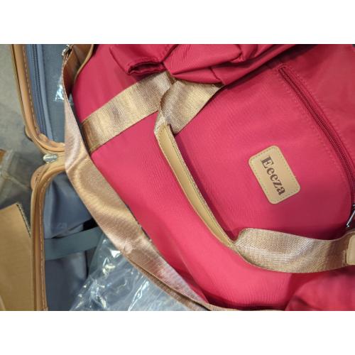 Luggage Sets 3 Piece,Suitcases with Wheels,Carry On Luggage Set,ABS Hard Case Luggage with TSA Lock Spinner Wheels(3 Piece Sets,Red(20/DB/TB))