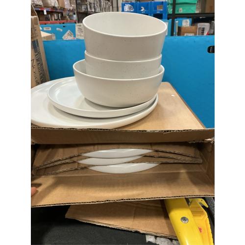 Our Table Landon 16-Piece Dinnerware Set in Sea Salt