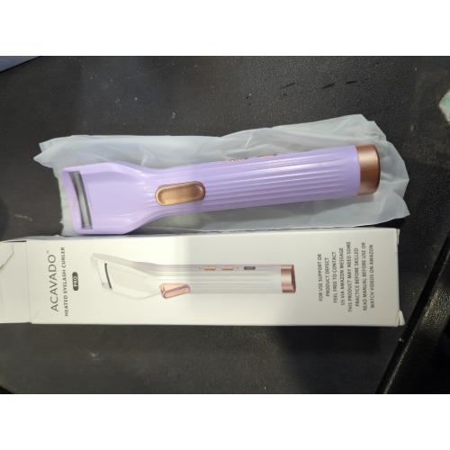 Purple Heated Eyelash Curler Premium PRO - Fast Heat up in 8s - 24 Hours Long Lasting - Rechargeable Electric Eyelash Curler with Type-C, Innovative L Silicone, 2 Heat Modes, Anti-Burn Eyelid, Purple-CB