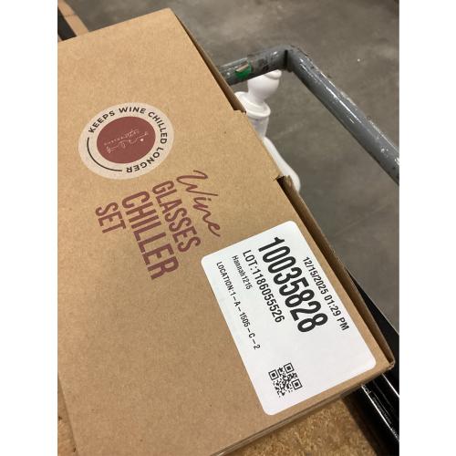 Gusto Nostro Marble Wine Chiller Bucket - 750ml Wine Bottle Cooler and Champagne Chiller for Party, Kitchen, Bar Cart Decor to Chill & Keep Bottles Cold with Unique Wine Lovers Gift Box (Black Zebra)