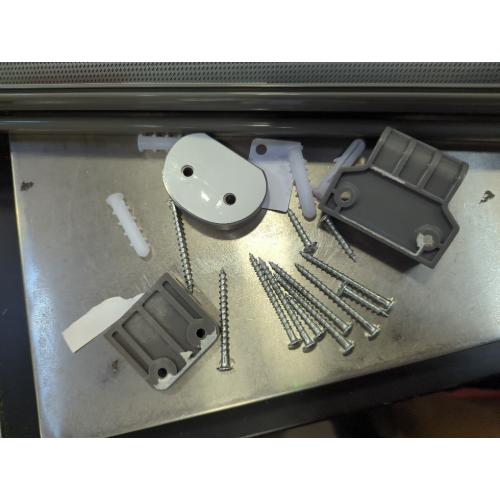 Babepai Retractable Baby Gates Extra Wide | 55 Wide x 38 Tall Dog Gates for Stairs | Indoor/Outdoor Use | Child Gates for Doorways, Deck, Porch, Hallways, Patio - Gray